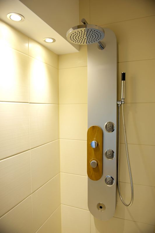 Walk-in Shower with Rain Shower Head